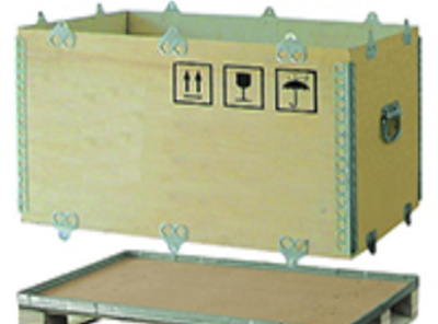 钢边木箱